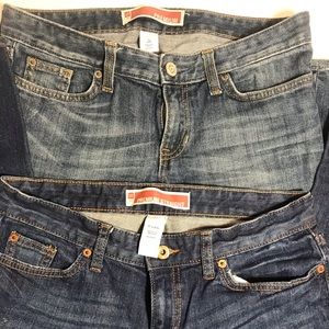 2 Pair Gap Premium and Premium Straight 27/4 ankle 1 OWNER PRICE FIRM